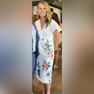 Ted Baker Floral White Dress